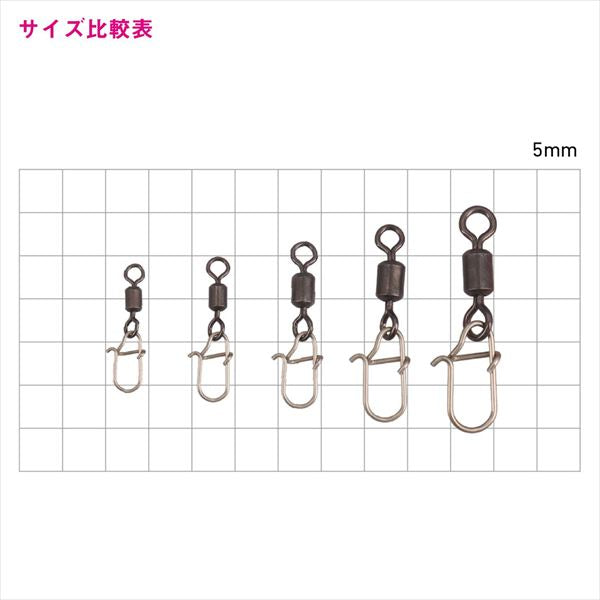 Daiwa Strong Axis snap swivel SS M