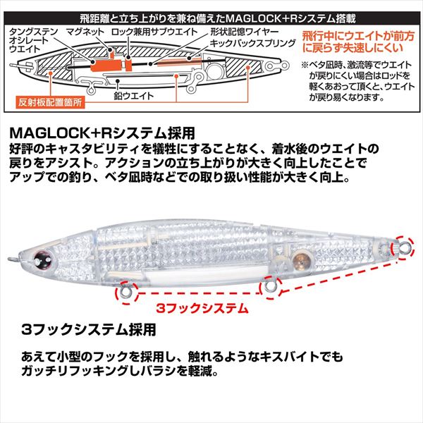 Daiwa Seabass Lure Morethan Switch Hitter Laser Impact 120S+R-LI LI Sardine