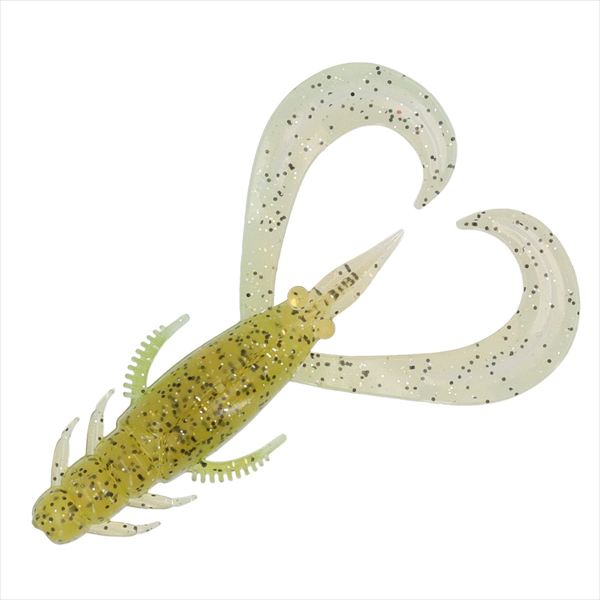 Daiwa Worm Silver Wolf Urban Crawler 2.5inch Lemongrass UV