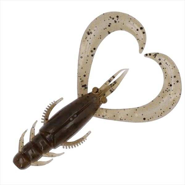 Daiwa Worm Silver Wolf Urban Crawler 2.5inch Green Pumpkin Glow Gold