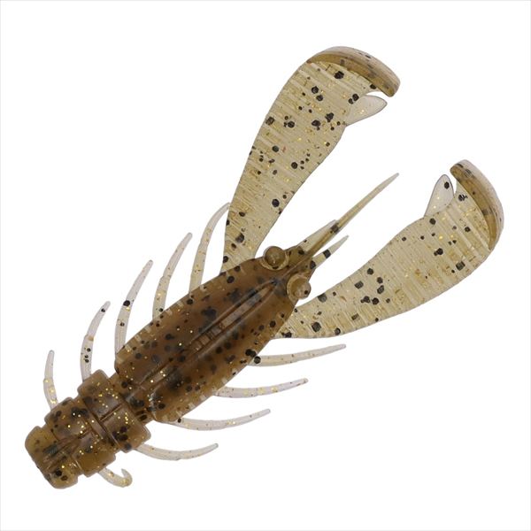 Daiwa Worm Silver Wolf Urban Twister 2.5inch Green Pumpkin Glow Gold