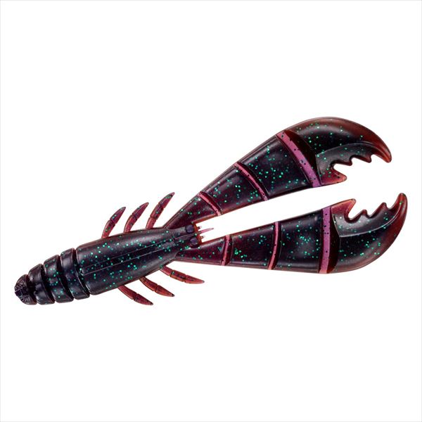 Daiwa Worm Steez Bank Hacker Craw Mystery Purple