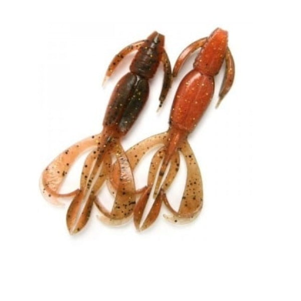 Keitech Worm Crazy Flapper 2.8inch #520 Green Pumpkin Orange Gold