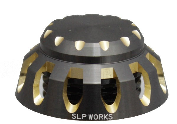 SLP Works Spinning Handle Cap S II Gunmetal