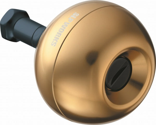 SLP Works RCS Aluminum Round Knob Gold