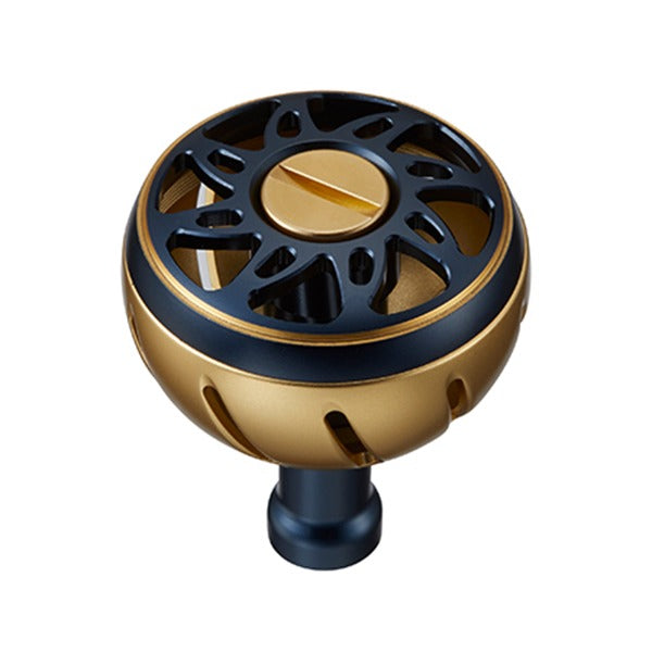 SLP Works RCS Aluminum Round Knob L Navy/Gold