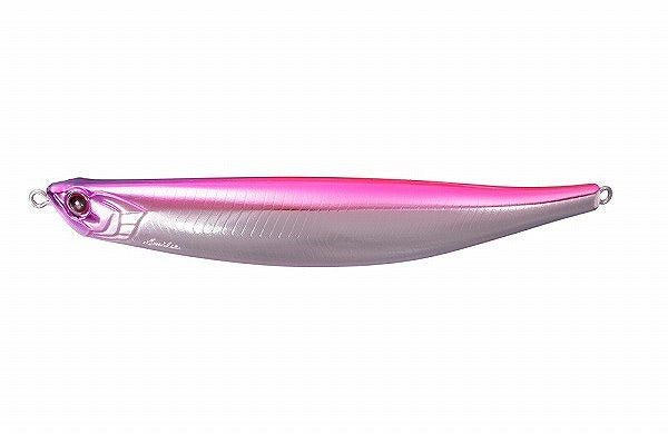 O.S.P Seabass Lure Bent Minnow 130F SW Plated Pink Bag H19