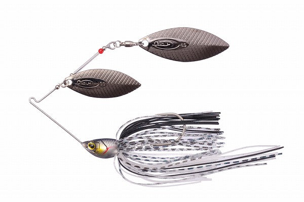 O.S.P Spinnerbait High Pitcher Max 3/8oz Double Willow S05 Black Shiner