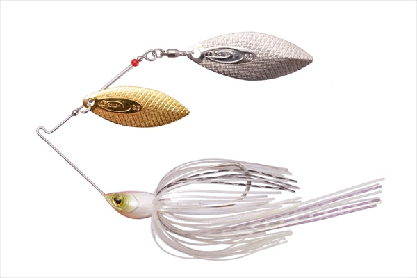 O.S.P Spinnerbait High Pitcher Max 1/2oz Double Willow Vivid Pearl White S06