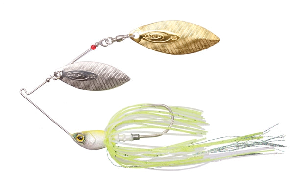 O.S.P Spinnerbait High Pitcher Max 1/2oz Double Willow Spark White Chart ST21