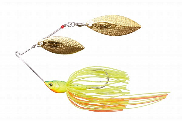 O.S.P Spinnerbait High Pitcher Max 1/2oz Double Willow S35 Impact Lime Chart