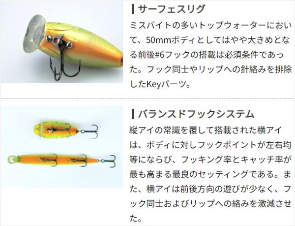 O.S.P Bass Lure Buzzn'Crank K.O.Dazzler Chart PL07