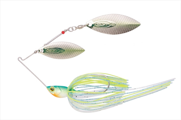 O.S.P Spinnerbait High Pitcher Max 5/8oz Double Willow Ghost Chart Blue Back