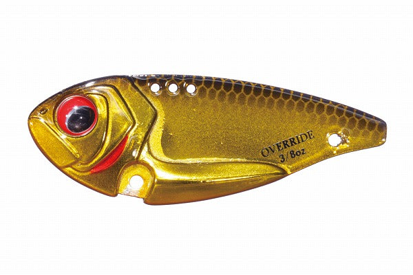 O.S.P Bass Lure Over Ride 3/8oz OR05 Gold Mirror Shad