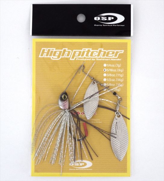 O.S.P Spinnerbait Buzzbait High Pitcher 5/16oz Double Willow Smelt Fla