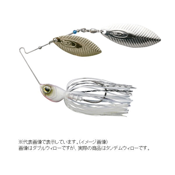 O.S.P Spinnerbait High Pitcher 1oz Tandem Willow S06 Vivid Pearl White