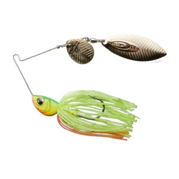 O.S.P Spinnerbait High Pitcher 1oz Double Colorado Impact Lime Chart