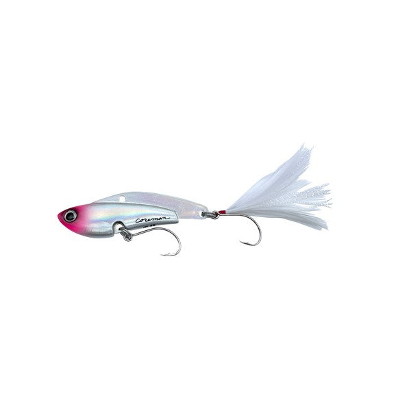 Coreman Seabass Lure IP-25 Iron Plate High and Low Silver Claw #003 Pink Head