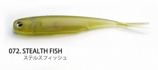 Raid Japan Worm Fish Roller 4inch Stealth Fish