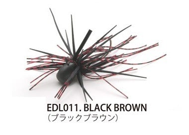 Raid Japan Rubber Jig EGU-Dama Type-Level 4.5g Black Brown