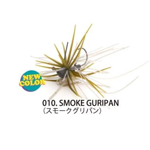 Raid Japan Rubber Jig EGU-Dama Type-Kiwami 1.8g Smoke Green Pumpkin