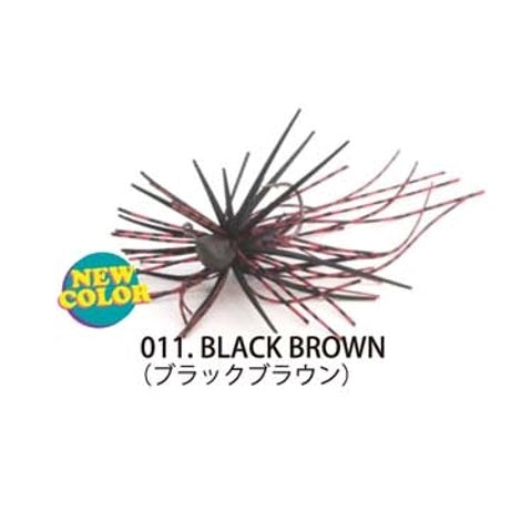 Raid Japan Rubber Jig EGU-Dama Type-Kiwami 1.8g Black Brown