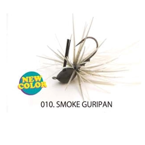 Raid Japan Rubber Jig EGU-Dama Type-Cover 3.5g Smoke Green Pumpkin