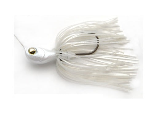 Raid Japan Spinner Bait Level Spin 3/8oz. Pearl White