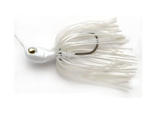 Raid Japan Spinner Bait Level Spin 1/2oz. Pearl White