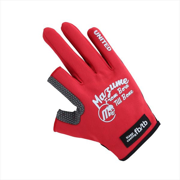 Mazume gloves MZGL-S716 MAZUME Light Glove 2C Size: M/Red