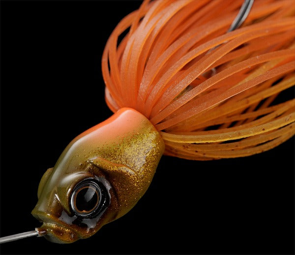 Gan Craft Spinnerbait Killers Bait Type-1 Gold 3/8oz #8 Kinokuni Orange