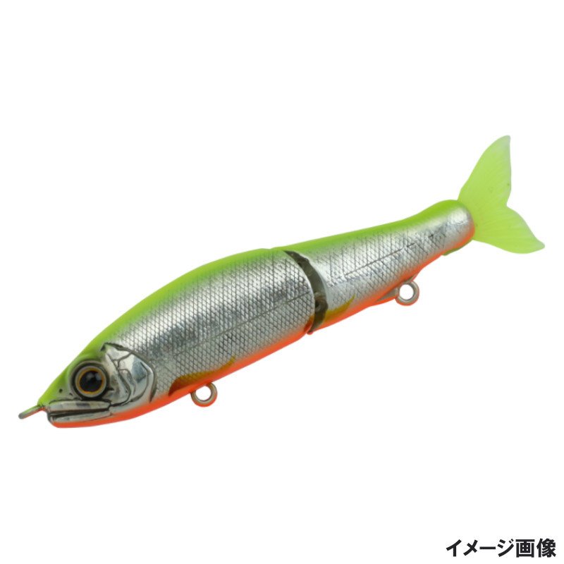 Gan Craft Seabass Lure Jointed Claw 70S Salt custom #AS-10 Chart & Orange