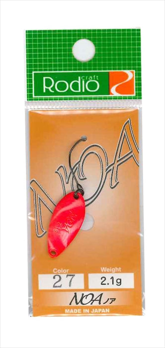 Rodio Craft Noa 2.1g #27 Front: Fluorescent Red/Back: Gold