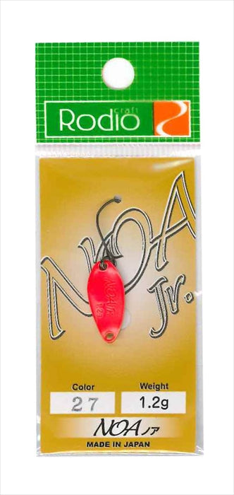 Rodio Craft Noa-Jr 1.2g #27 Front: Fluorescent Red/Back: Gold