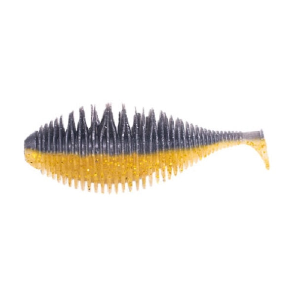 GeeCrack Worm Bellows Gill Swimmer 3.2inch #030 Golden Shiner