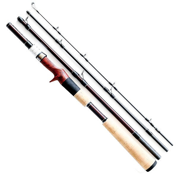 Fishman Bass Rod BC4 (Brist Compact) 5.10MXH (Baitcasting 4 Piece)