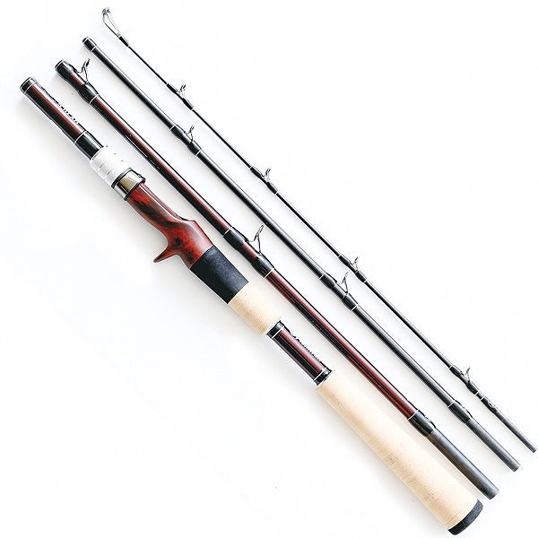 4 peice compact fishing poles Fishman Bass Rod BC4 (Brist Compact) 5.10XH (Baitcasting 4 Piece)