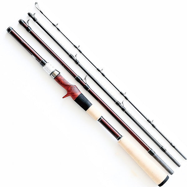 Fishman Bass Rod BC4 (Brist Compact) 6.10XH (Baitcasting 4 Piece)