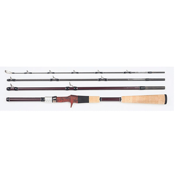 Fishman Bass Rod BC4 (Brist Compact) 6.10XH (Baitcasting 4 Piece)