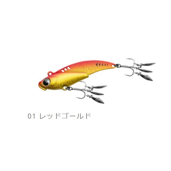 Breaden Seabass Lure 13VIB/Cathy Mersey 20g #01 Red Gold