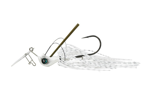 Dstyle Rubber Jig Dα-Blade Jig 3/8oz White Shiner