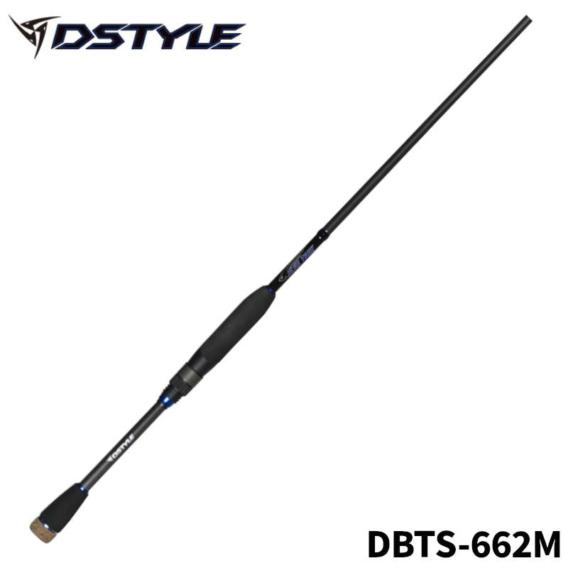 Dstyle Bass Rod Blue Trek DBTS-662M (Spinning 2 piece)