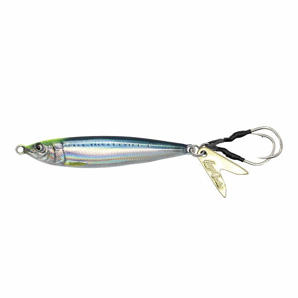 Little Jack Metal Jig Metal Adict Type-Zero 60g #07 Chart Head Sardine Glowbelly