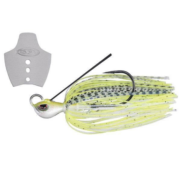 O.S.P Bladed Jig Metal Blade Jig 1/4oz BJ52 White Chart