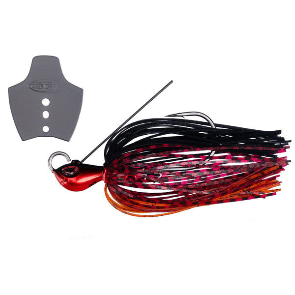 O.S.P Bladed Jig Metal Blade Jig 1/4oz BJ57 Red Black