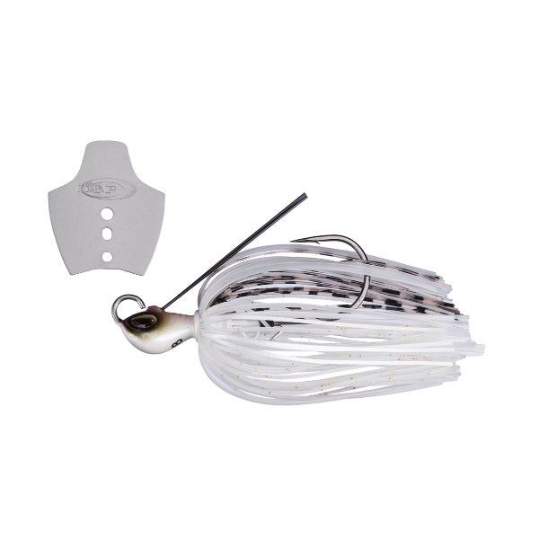 O.S.P Bladed Jig Metal Blade Jig 3/16oz BJ50 Vivid Pearl White