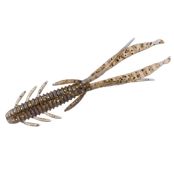 O.S.P Worm DoLive Shrimp 3inch SW W074 Green Pumpkin Gold