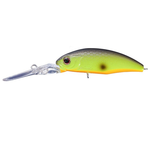 O.S.P Bass Lure Dunk 48SP P20 Chartreuse Black Back