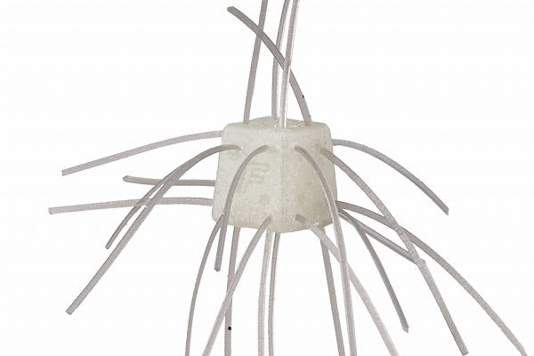 O.S.P Worm Dice Rubber Max Salt SR04 Smoke Lemon