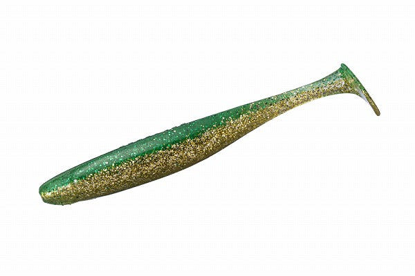 O.S.P Worm DoLiveShad 4inch TW210 Green Gold